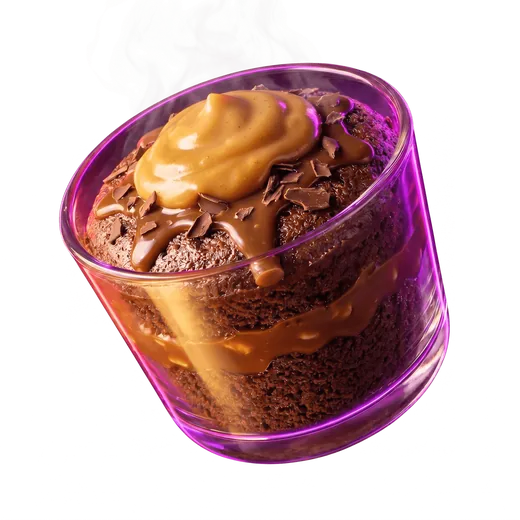 Chocolate Custard Cake Cup from the So Famous menu
