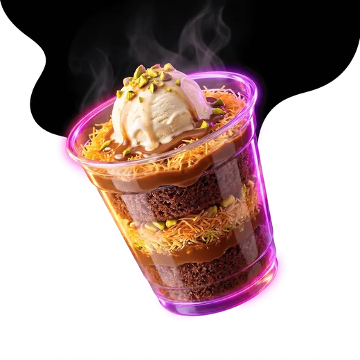 Pistachio Kunafa Cake Cup from the So Famous menu