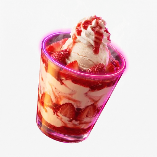 Strawberry's & Cream from the So Famous menu